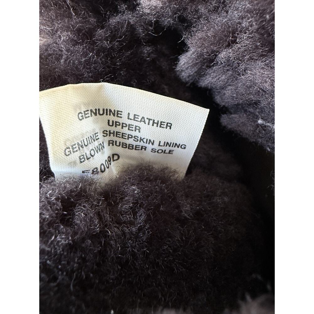 Ugg Australia Bailey Button II Ankle Sheepskin Boots Brown Women’s Size 8 - Picture 10 of 14